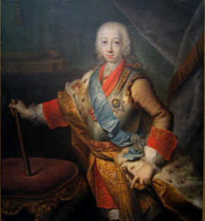 Peter III. um 1743.