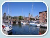 Stralsund, am Hafen