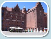 Stralsund, Speicherhuser am Hafen